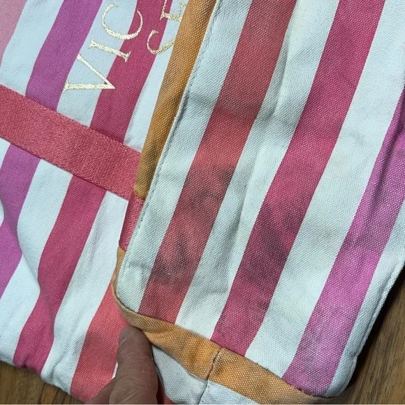 Victoria’s Secret Stripe Beach Tote Bag - Picture 9 of 9